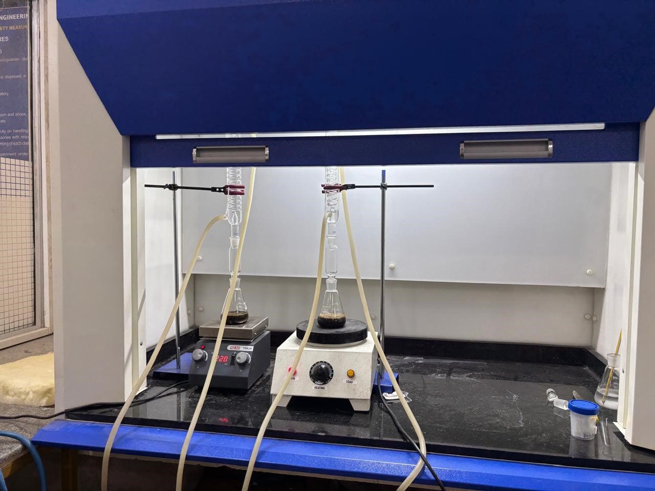 Refluxing setup