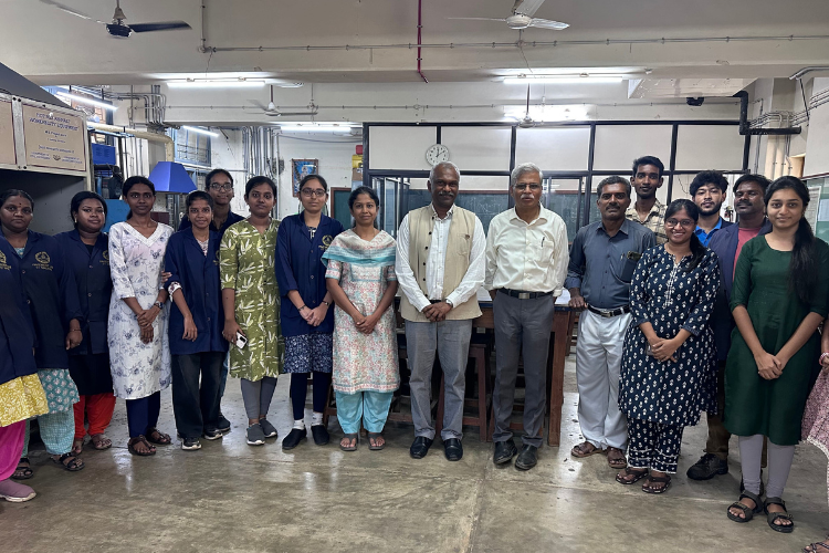 The former director of IGSTC, Mr. Rajachandran Madhan, visits IIT Madras.