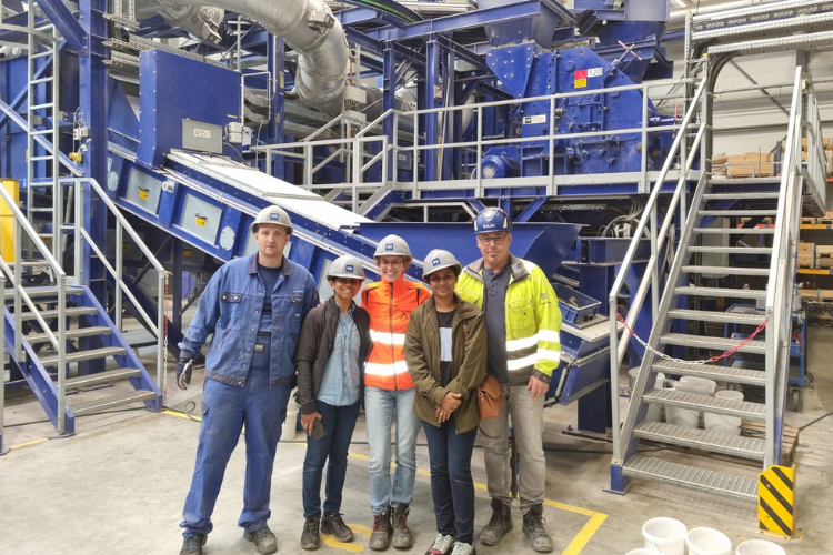 MAXRAP team at the BHS-Sonthofen centrifuge test trial, June 2025